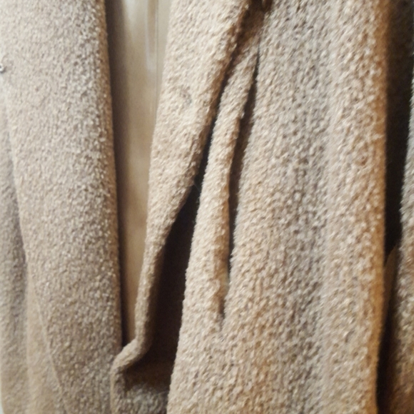 Max Studio Y2K Brown Fur Collar Coat - Picture 5 of 10